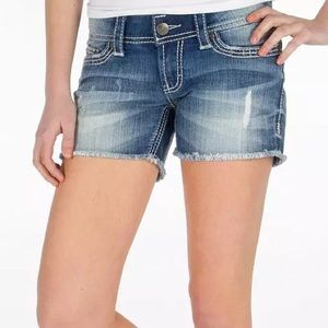 BKE Denim (Buckle) Medium Blue Shorts - size 32